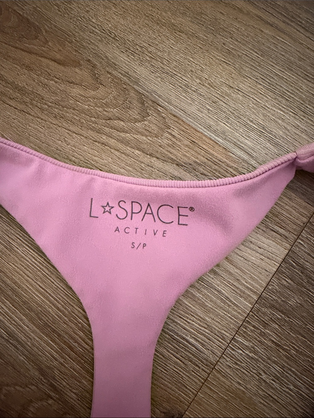 l*space Mauve Ribbed Racerback Bralette with Front Snaps - Picture 2 of 3